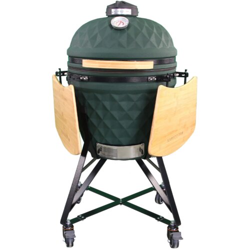  Keramični žar Kamado Pro 21&Prime; Diamond - temno zelena Cene