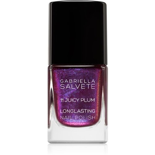 Gabriella Salvete Longlasting Enamel dolgoobstojen lak za nohte s sijajem 11 ml odtenek 11 Juicy Plum Cene
