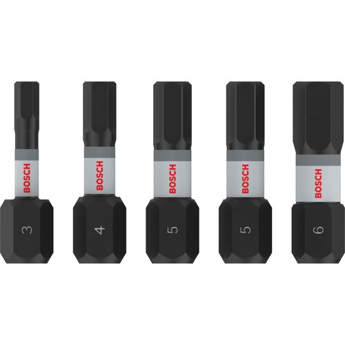 Bosch PRO Hex Impact bitovi H3, H4, H5(x2, H6, 25 mm 5/1, 2608521U59 Cene