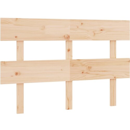 Maison Chic posteljno vzglavje - vzglavna omarica - nočna omarica 144x3x81 cm trdna borovina, (21704394) Slike