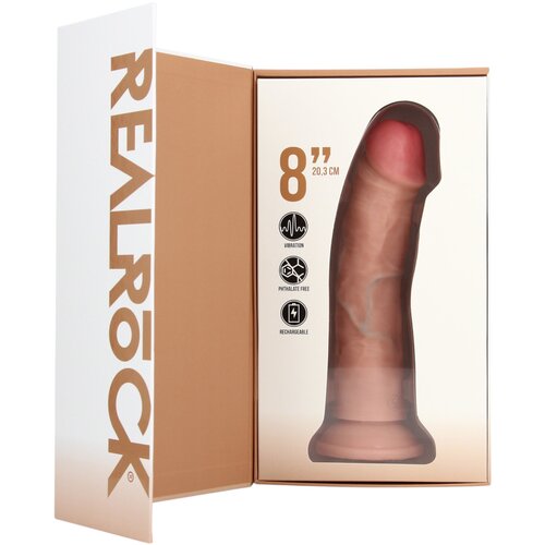 REALROCK prirodni vibrator s vakuumskim postoljem (20,5 cm) Slike