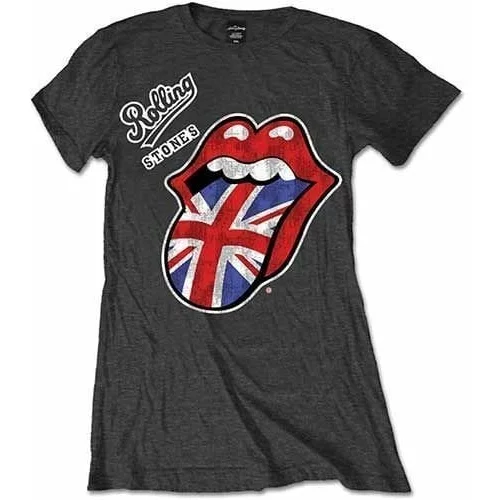 The Rolling Stones Košulja Vintage British Tongue L Charcoal Grey