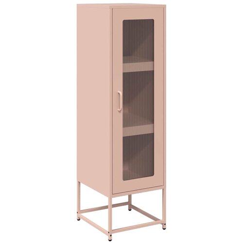 Maison Chic Komoda - Predalnik Pink 36x39x123 cm Hladno valjano jeklo, (21718925) Slike