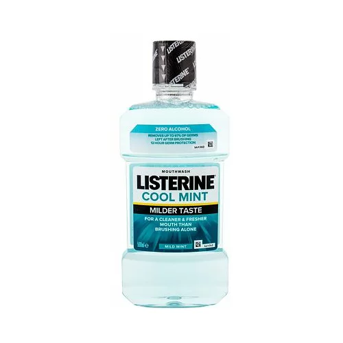 Listerine Mouthwash Cool Mint Mild Mint ustna voda za svež dah brez alkohola 500 ml unisex