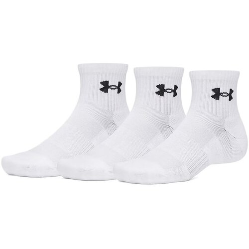 Under Armour čarape Performance Cotton quarter, 3 para, bele Slike