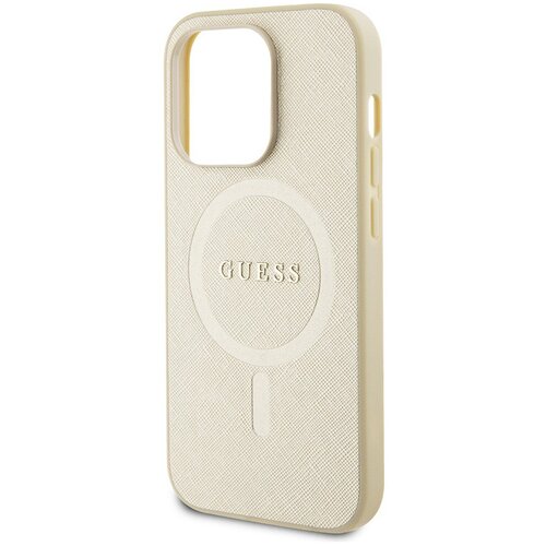 Guess Maska za telefon iPhone 15 Pro 6.1 GUHMP15LPSAHMCB, Bež Slike