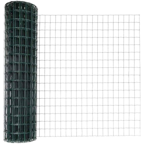 Euro ograda s postom 25 x 1 m Čelik premazan PVC-om Zelena Slike