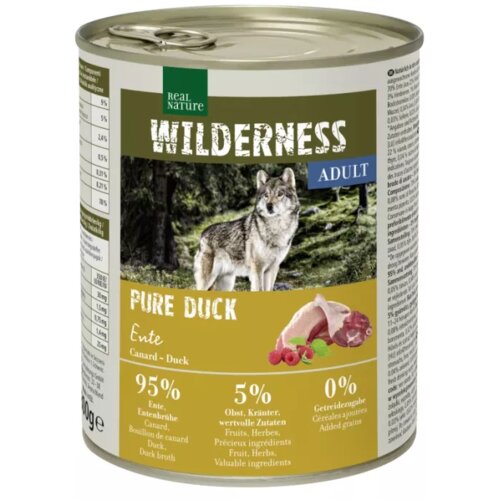 Real Nature Wilderness Adult Adult Pure Duck raca 800g konzerva Cene