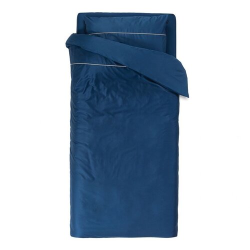 Odeja Posteljnina Basic - modra-200x220+2x80x60 Cene