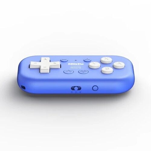 8BitDo Micro Bluetooth brezžični igralni plo&amp;scaron;ček modre barve Slike