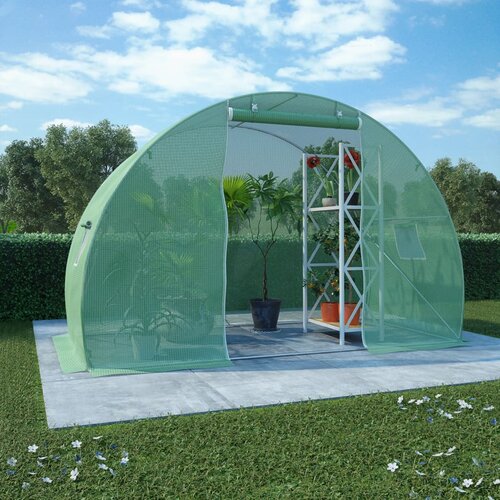 vidaXL Rastlinjak 4,5 m² 300x150x200 cm Cene