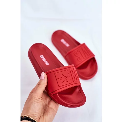 Big Star Kids Fashion Slippers - red
