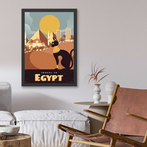 Wallity uramljena slika egypt, 55x75 cm Cene