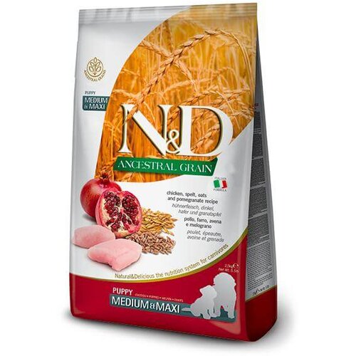 N&amp;amp;d LG Puppy Medium &amp;amp; Maxi Chicken &amp;amp; Pomegranate 12kg Slike