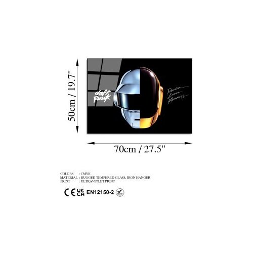 Wallxpert Slika od kaljenog stakla 50x70cm Slike