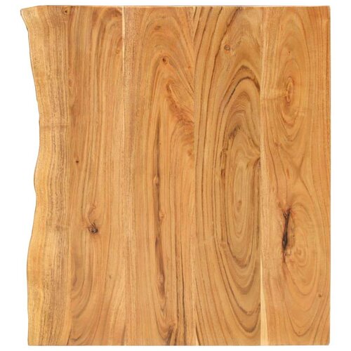 Vrh za kupaonski ormarić od bagremovog drva 58x52x2 5 cm Slike