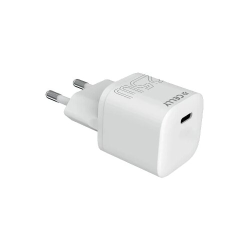 Celly Punjač, 25w, Tip-C, Beli Slike