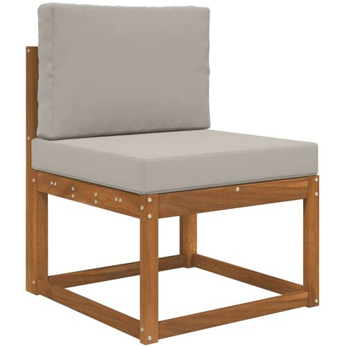  Jastuk za vanjsku sofU 2 pcs Sivi Poliester - Sivi 60 x 60 cm 1x sjedalo +1x naslon (3D bez bartaga) Slike