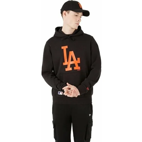 Los Angeles Dodgers Majica s kapuljačom MLB Seasonal Team Logo Black/Orange M