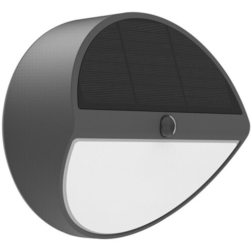 LAVIDA LED solarna zunanja stenska svetilka (9,7 cm, Detektor gibanja, 5 W, Plastika, Plastika, Nevtralno bela, Črna) Cene
