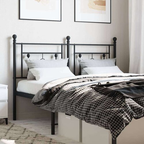  Metalno uzglavlje crno 140 cm Cene