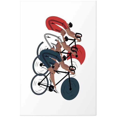  Plakat - Olympics - Cycling Race 60x90 Bez okvira Slike