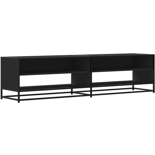 Maison Chic TV omarica - TV enota - Televizijska omarica črna 180,5x40x46 cm inženirski les, (21700124) Slike