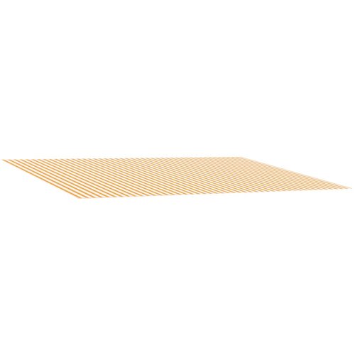 vidaXL Nadomestno platno za tendo Rumena in Bela 450 &times; 350 cm, (5000252640) Cene