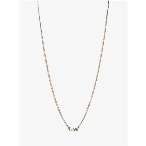 Pieces Women's Necklace in Gold Color Belle - Women