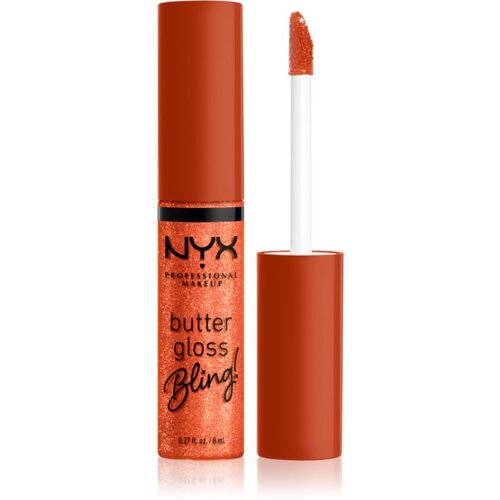 NYX Professional Makeup Butter Gloss Bling sijaj za ustnice bleščeč odtenek 06 Shimmer Down 8 ml Cene