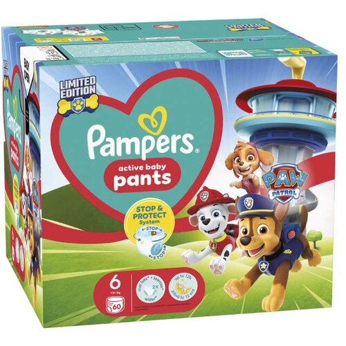 Pampers pants paw patrol 6 60 kom Slike