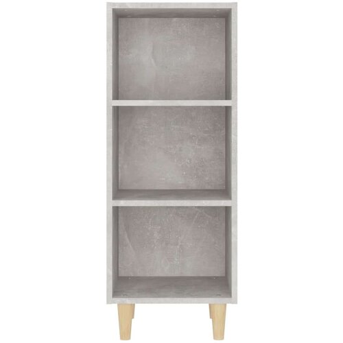  Komoda siva boja betona 34 5x32 5x90 cm od konstruiranog drva Slike
