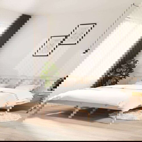  Posteljni okvir iz trdne borovine 180x200 cm, (20644596) Slike