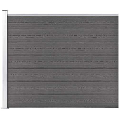  za ogradu WPC 175 x 146 cm sivi Slike