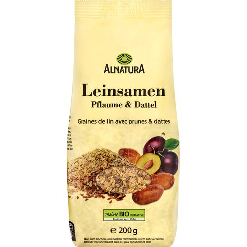 Alnatura Bio sjemenke lana, šljive i datulje - 200 g Cene