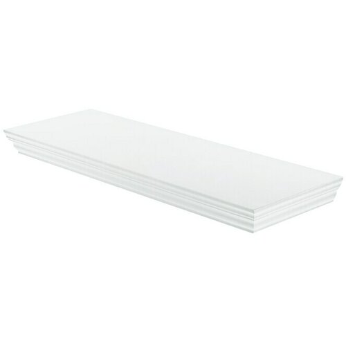 DOLLE Zidna polica (D x Š x V: 60 x 20 x 4,5 cm, Opteretivost: 6 kg, Bijele boje) Cijene