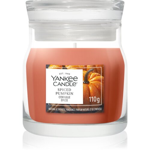 Yankee Candle Spiced Pumpkin mirisna svijeća Signature 110 g Slike