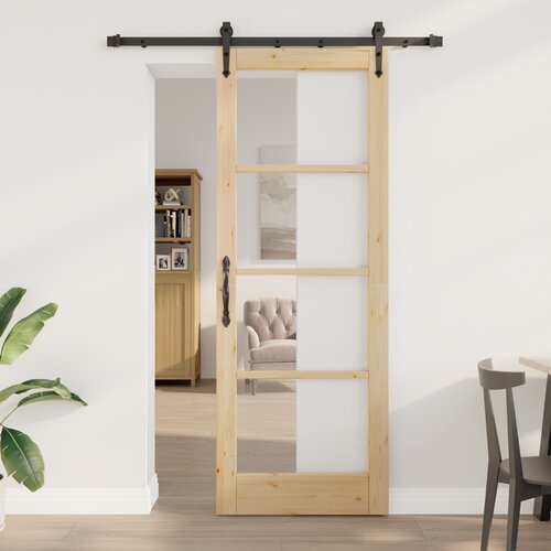 vidaXL klizna vrata s kompletnim setom 'ORKDAL'78x211 cm Cijene