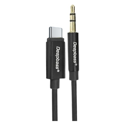  DEEPBASS Adapter audio AC-300 3,5mm na Type C CRNI Slike