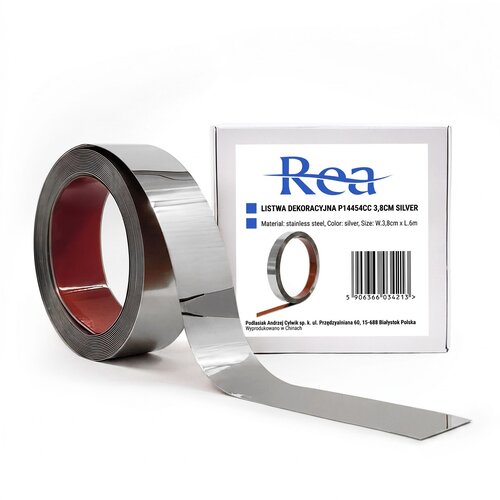 Rea Samolepilna dekorativna letev P14454CC 3,8cm Silver Cene