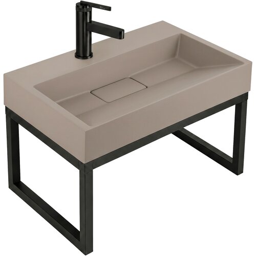 Rea Konglomeratni umivalnik GOYA 50CM Taupe + okvir Slike