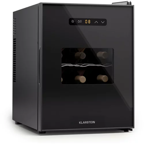 Klarstein Silent Vino 12 Uno, hladilnik za vino, 31 l / 12 steklenic, 5-18 °C, na dotik