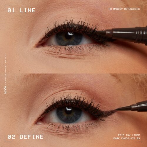 NYX Professional Makeup Epic Ink precizni vodootporni eyeliner nijansa Marshmallow 1 ml Slike