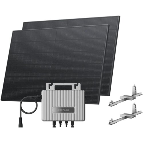 ECOFLOW Stream - Solarna Elektrana za Vrt / Dvorište - Ravna podloga - Mikroinverter + 2x400W Solarni Paneli Cijene