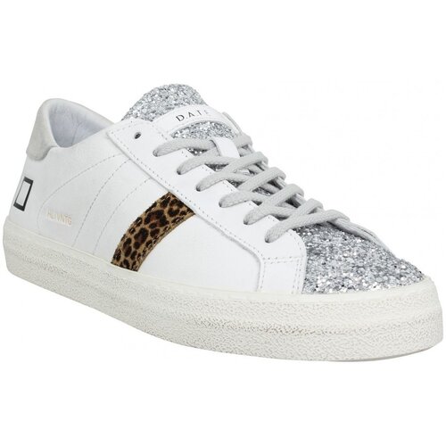 Date Modne superge Sneakers Hill Low Vintage Cuir Toile Femme Blanc Glitter Bela Slike