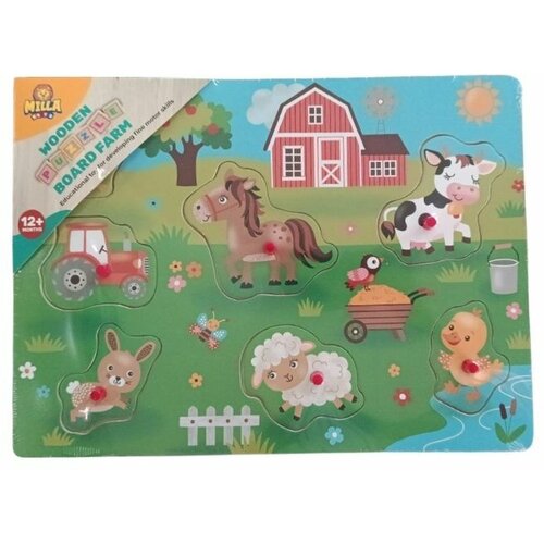  DRVENE PUZZLE UMETALJKE FARMA Slike
