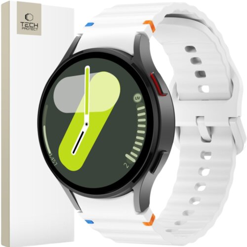 TECH-PROTECT SILIKONSKI OVITEK ZA SAMSUNG GALAXY WATCH 4 5 6 7 FE BEL, (21974472) Cene