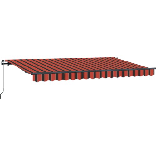 VidaXL Skrovita tenda Žuta i narančasta i bijela 3 x 2 metra Slike