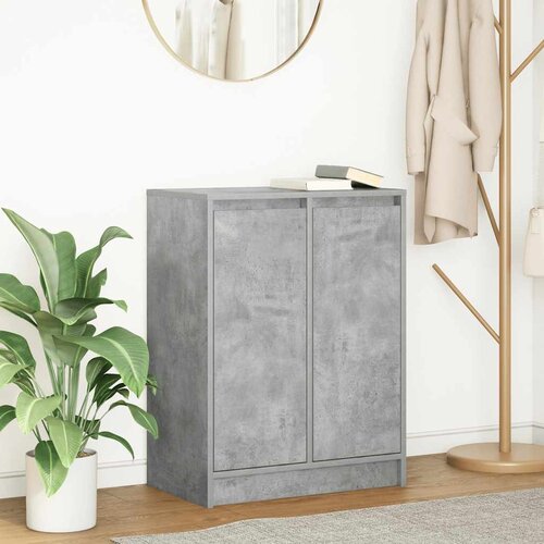 vidaXL Komoda siva boja betona 57x34x76 cm od konstruiranog drva Cijene