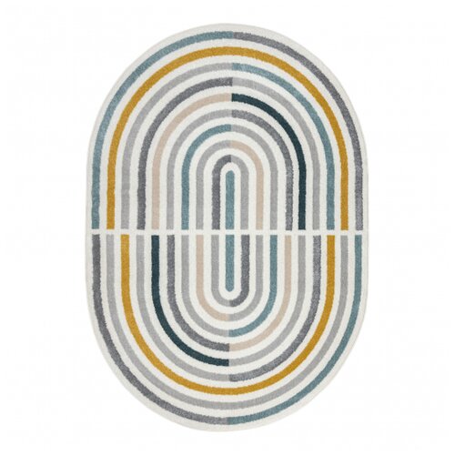 RugsX Preproga FUSION 5711 bela / temno zelena Shape - Geometrična, moderna, abstraktna, nepravilno 160x220 cm, (5000177051) Cene